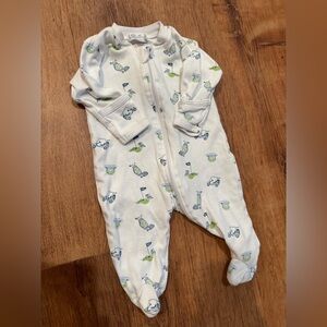 Kissy Kissy Baby Boys 0-3 Months Long Sleeve Golf-Theme-Printed Footie Coverall